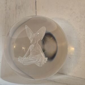 Sphynx Cat in "Easy Pose" Sphere